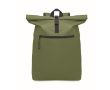 Sac à dos roll top pour ordinateur 15'' en polyester couleur vert militaire