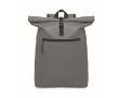 Sac à dos roll top pour ordinateur 15'' en polyester couleur gris foncé