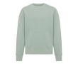 Sweat over size en coton écologique 340 g/m2 Iqoniq couleur vert olive