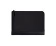 Housse PC rembourrée en polyester recyclé avec fermeture éclair 16\" couleur noir