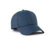 Casquette RPET à 6 panneaux avec fermeture à boucle réglable 85 g/m² couleur bleu marine