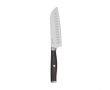 Couteau santoku en acier inoxydable recyclé et bois avec lame de 14 cm couleur argenté