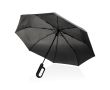 Parapluie en RPET résistant au vent avec poignée à clip Ø97 couleur noir
