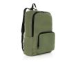 Sac à dos pliable en RPET léger avec compartiment frontal couleur vert
