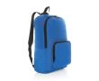 Sac à dos pliable en RPET léger avec compartiment frontal couleur bleu roi
