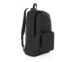 Sac à dos pliable en RPET léger avec compartiment frontal couleur noir