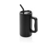 Tasse isotherme élégante en acier inoxydable recyclé de 800 ml couleur noir