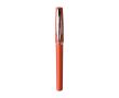 Stylo avec capuchon transparent et encre gel noire couleur rouge