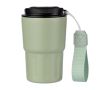 Gobelet isotherme en acier inoxydable avec sangle assortie 320ml couleur vert clair