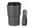 Gobelet isotherme en acier inoxydable avec sangle assortie 320ml couleur gris