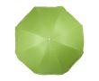 Parasol en polyester de couleur avec bord blanc et revêtement UV Ø150 couleur vert clair