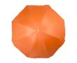 Parasol en polyester de couleur avec bord blanc et revêtement UV Ø150 couleur orange