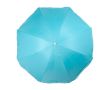 Parasol en polyester de couleur avec bord blanc et revêtement UV Ø150 couleur bleu ciel