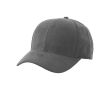 Casquette en polyester 6 panneaux fermeture boucle métallique 110 g/m² couleur gris