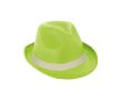 Chapeau en PP de différentes couleurs, ruban non inclus couleur vert clair