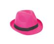 Chapeau en PP de différentes couleurs, ruban non inclus couleur fuchsia