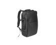 Sac à dos de voyage en polyester recyclé dense pour ordinateur 17,3\" couleur noir