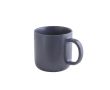 Tasse en céramique pour café, finition mate et effet rustique 90 ml couleur bleu marine