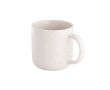 Tasse en céramique pour café, finition mate et effet rustique 90 ml couleur blanc cassé