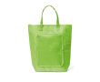 Sac pliable en polyester qui sert de glacière avec fermeture éclair couleur vert clair