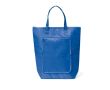 Sac pliable en polyester qui sert de glacière avec fermeture éclair couleur bleu roi