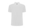 Polo homme en coton et polyester piqué 190 g/m2 Roly couleur blanc