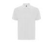 Polo unisexe en coton et polyester piqué avec poche 190 g/m² Roly couleur blanc