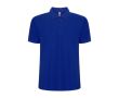 Polo homme en coton et polyester piqué 190 g/m2 Roly couleur bleu