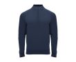 Sweat de sport à demi-fermeture éclair en polyester 200 g/m² Roly couleur bleu marine