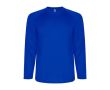 T-shirt de sport à manches longues pour homme 150 g/m² Roly couleur bleu