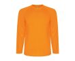 T-shirt de sport à manches longues pour homme 150 g/m² Roly couleur orange fluorescent