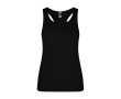 Gilet de sport pour femme en tissu technique 140 g/m² Roly couleur noir