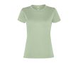 T-shirt de sport pour femme en polyester recyclé 100 g/m² Roly couleur vert doux