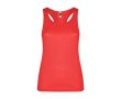 Gilet de sport pour femme en tissu technique 140 g/m² Roly couleur rouge
