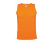 Gilet de sport technique pour homme en polyester 140 g/m² Roly couleur orange fluorescent