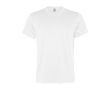 T-shirt de sport pour homme en polyester recyclé 100 g/m² Roly couleur blanc