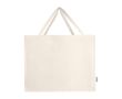 Sac en coton recyclé avec grand compartiment principal 220 g/m² couleur naturel