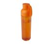 Bouteille en plastique recyclé avec poignée en silicone 600 ml couleur orange
