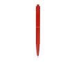Stylo en plastique recyclé avec ressort en acier encre noire couleur rouge