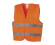 Gilet de sécurité en polyester haute visibilité XL couleur orange