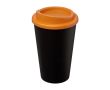Verre en plastique avec double isolation 350 ml Takeaway Americano couleur orange