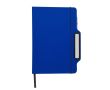 Carnet à couverture rigide avec un support téléphone portable A5 couleur bleu