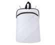 Sac à dos en PU ordinateur de 15\" et 2 poches frontales invisibles couleur blanc