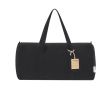 Sac de voyage toile 100% recyclée avec solides poignées de transport couleur noir