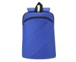 Sac à dos en PU ordinateur de 15\" et 2 poches frontales invisibles couleur bleu