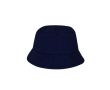 Bonnet en sherpa très doux avec cordon de serrage intérieur ajustable couleur bleu marine