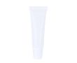 Baume à lèvres crème dans tube blanc avec capuchon coloré, SPF 15 couleur blanc