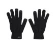 Gants tactiles pour adultes en doux polyester RPET, taille unique couleur noir