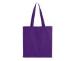 Sac en coton avec certification OEKO-TEX de couleurs 140 g/m2 couleur mauve