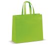 Sac en non-tissé laminé mat, plusieurs couleurs, anses assortie couleur vert lime